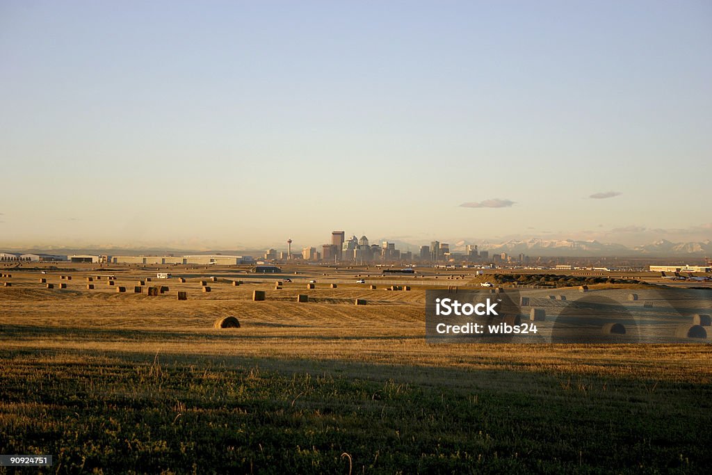 Rural et urbain à Calgary - Photo de Calgary libre de droits