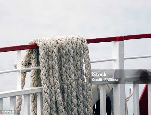Rope Over The Side Of A Riverboat Stock Photo - Download Image Now - Savannah - Georgia, Nautical Vessel, Above