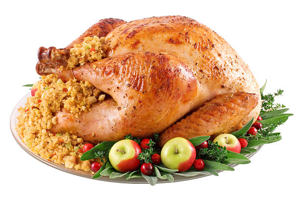 tacchino arrosto - roast turkey turkey thanksgiving holiday foto e immagini stock