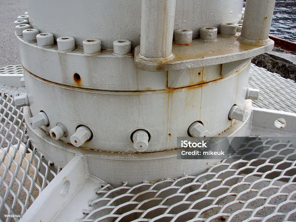 Huile de plate-forme de connexion subsea Tête de puits - Photo de Essence libre de droits