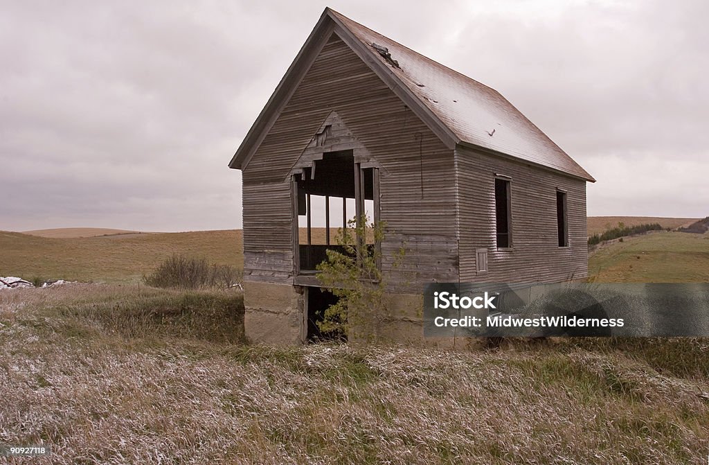 Abandoned Prairie Building  Abandoned Stock Photo