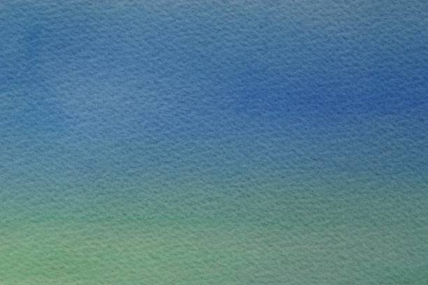 ilustraciones, imágenes clip art, dibujos animados e iconos de stock de azul fondo de acuarela & verde - watercolor painting backgrounds abstract textured effect
