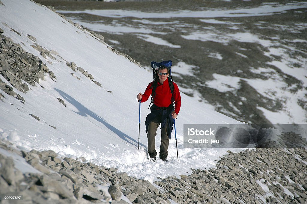 winter-Wandern - Lizenzfrei Abenteuer Stock-Foto