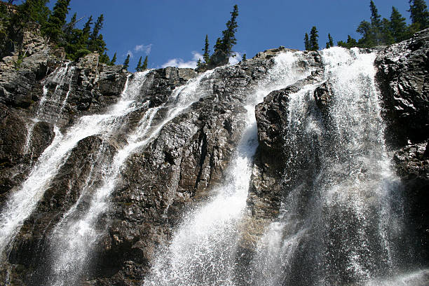 Photo of Alberta Waterfall from Below