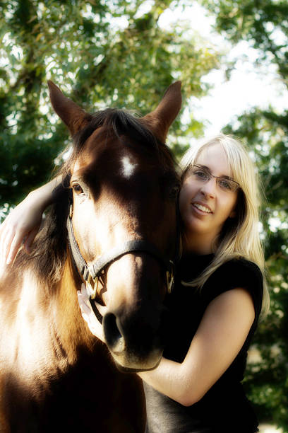 istock Girl and Horse (Series) 90928874
