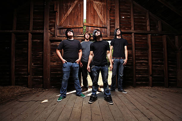 istock Group of Barn Men Standing 90929311