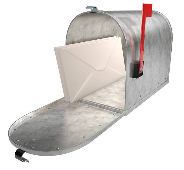 metalowe skrzynki pocztowej - mailbox mail junk mail opening zdjęcia i obrazy z banku zdjęć