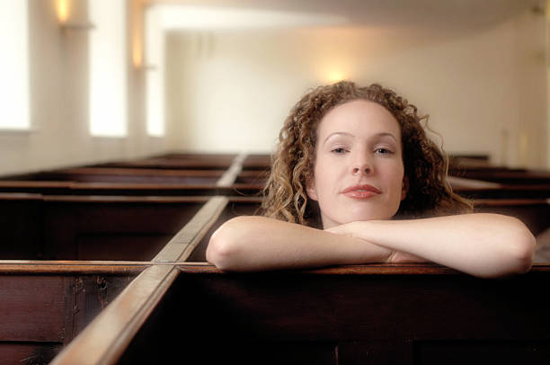 istock Casual Beauty in Church 90929810