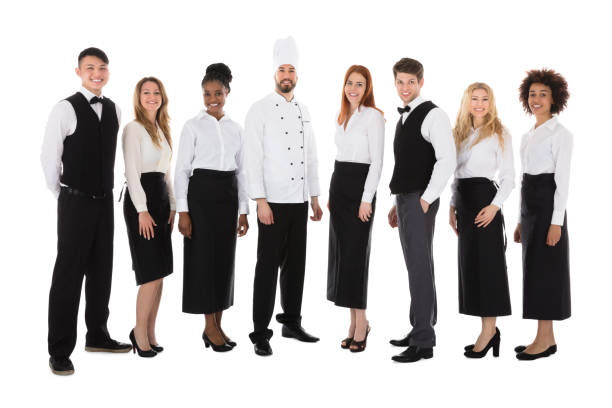 istock Portrait Of Confident Restaurant Staff 909303518