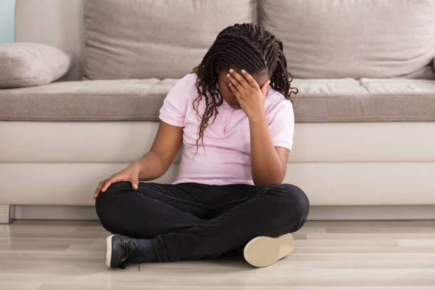 istock Sad Girl Having Headache 909307324