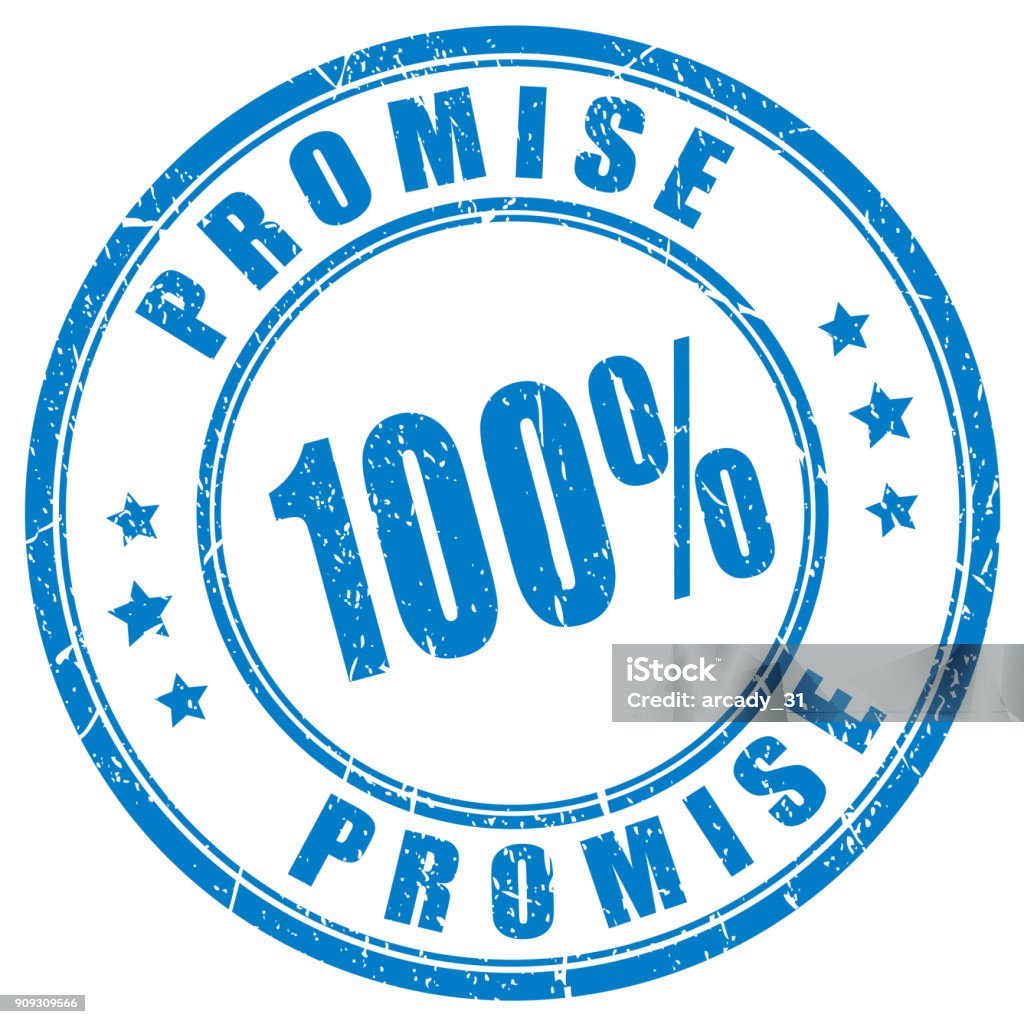 Promise vector stamp Promise vector rubber stamp isolated on white background Oath stock vector