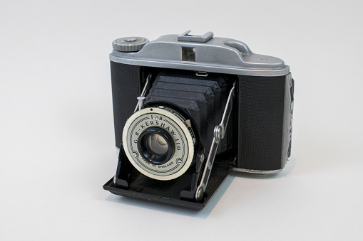 Vintage photo camera from the 50s