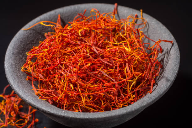 istock Macro collection, expensive real dried saffron spice close up 909328884