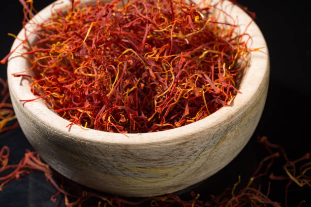 istock Macro collection, expensive real dried saffron spice close up 909328886