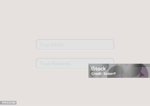 Sign In Form Background Vector Login Form Background Design Stock Illustration - Download Image ...