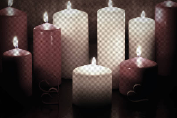 istock toned love heart shape candle doted 909332630