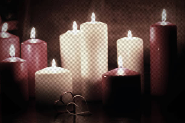 istock dot toned love heart shape candle 909332648