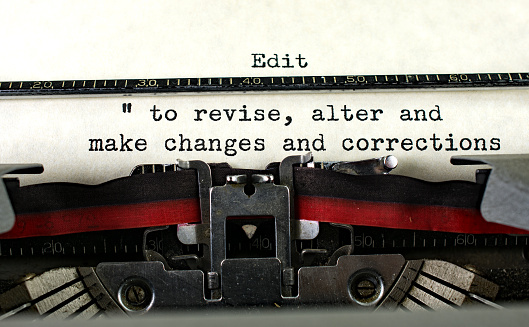 Retro typewriter with definition for compose.