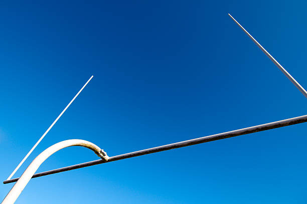 istock Football goal post 90933661