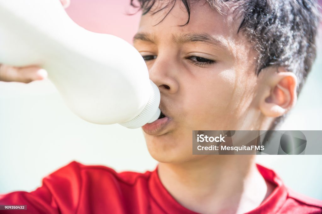 Atleta bambino - Foto stock royalty-free di Sudore