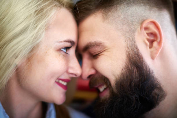 istock Affectionate girl admiring boyfriend 909354092