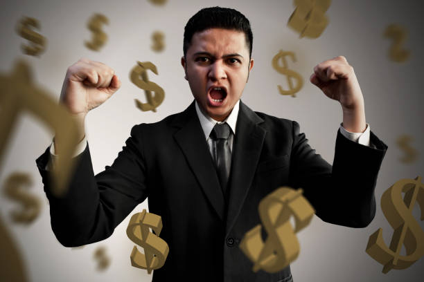 istock Business man celebrating 909360786