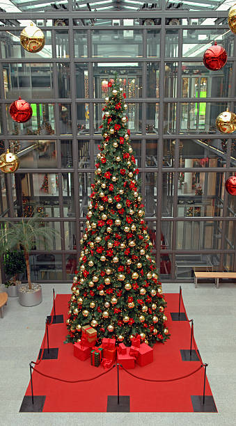 istock christmas tree in a shopping mall 90937356