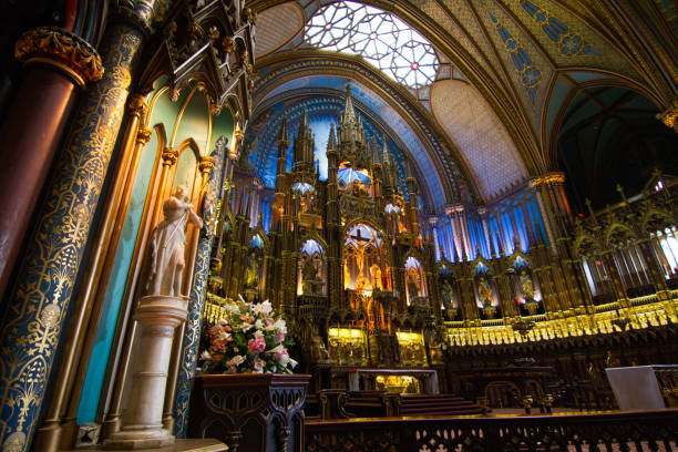 istock Notre Dame Cathedral - Montreal 909373940