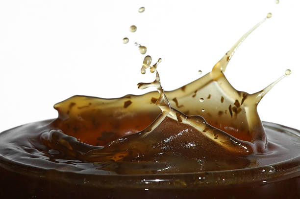 Marinade Splash stock photo