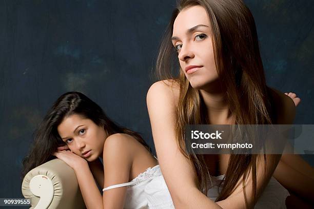 Victorian Cena Com Brunettes - Fotografias de stock e mais imagens de 20-24 Anos - 20-24 Anos, Acender, Adulto