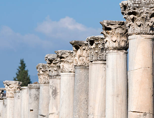 istock Row of  Corinthian columns in Ephasus 90939620