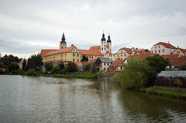 istock Old town near lake. Telch. 90940205