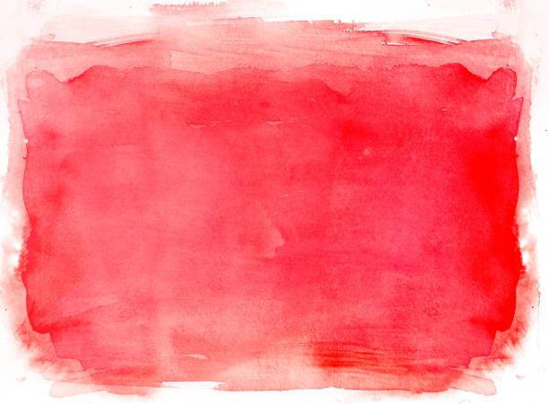 Red watercolor background stock photo