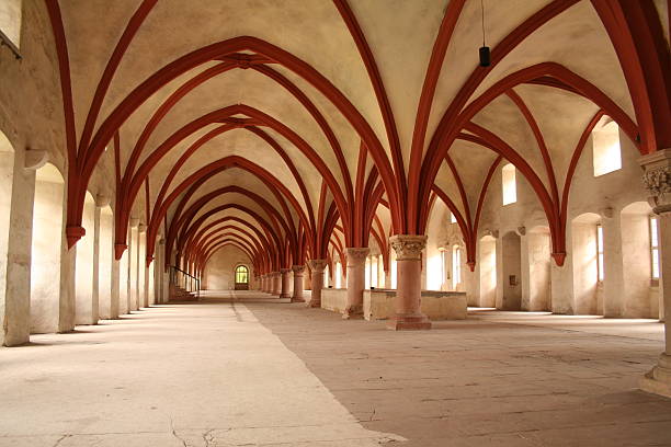 Eberbach Monastery stock photo