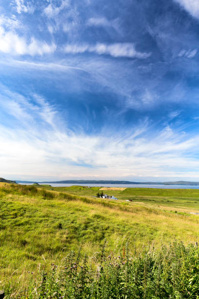 istock Portrait view of Fields on the Isle of Skye 909404564