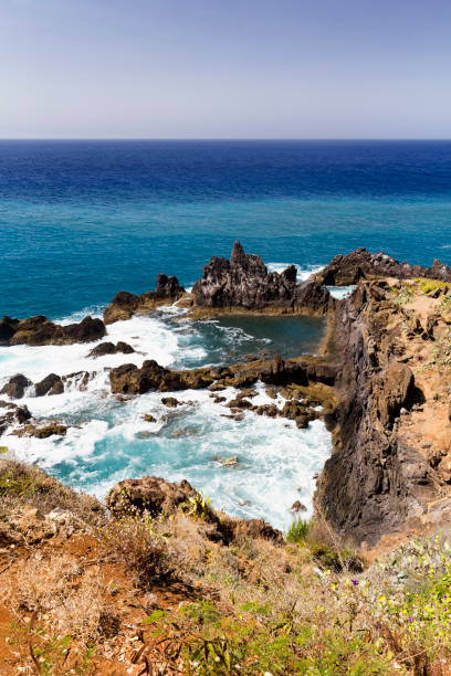 istock Portrait view of Madeira Coastline 909408156