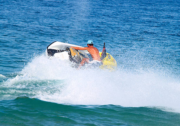istock Mighty start of waterbike 90940911