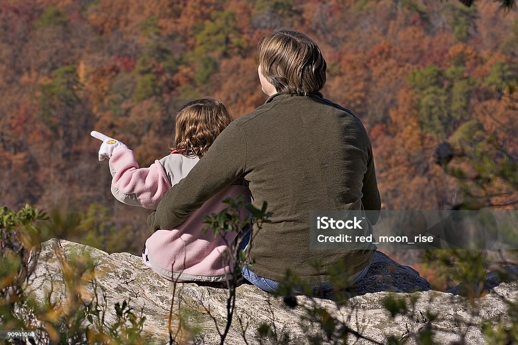 North Carolina autunno in Hanging Rock State Park - Foto stock royalty-free di Ambientazione esterna