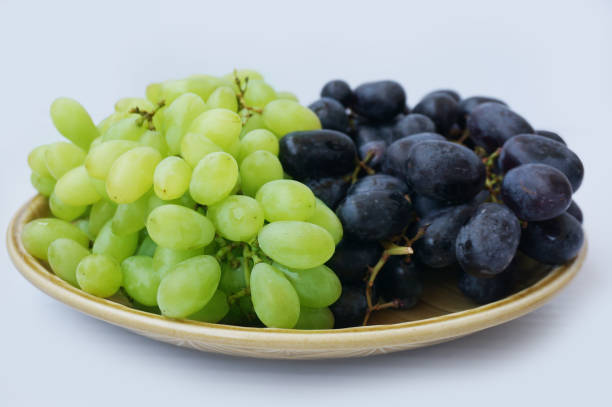 istock Closeup of Fresh grape on plate 909414866