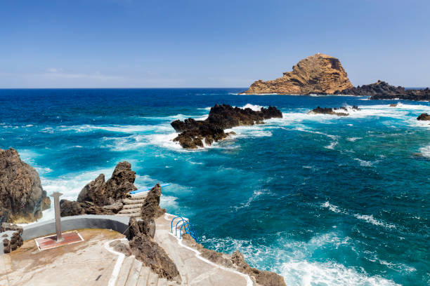 istock Swimming area in Porto Moniz 909424722