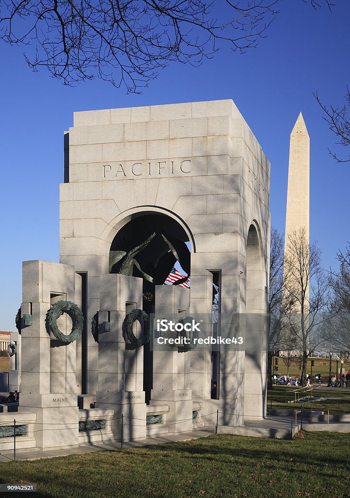 World War II Memorial--Eingang - Lizenzfrei Denkmal Stock-Foto