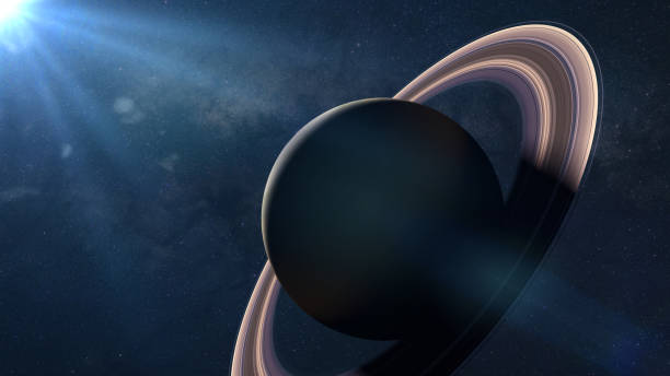 istock beautiful sunrise over the planet Saturn 909432242