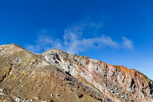 árido paisaje volcánico en el Monte Egon photo