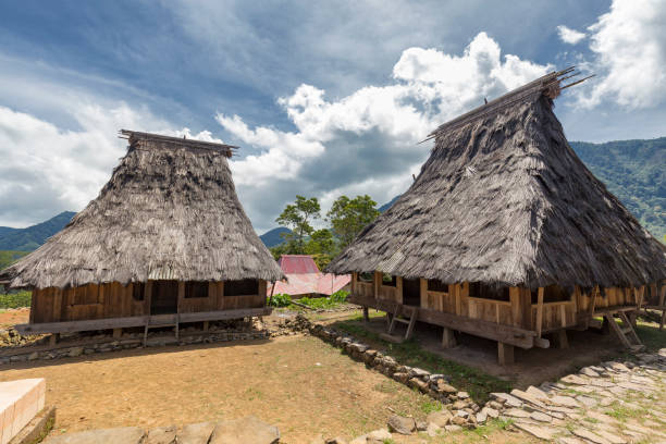istock Two Tradtional Flores Houses 909445220