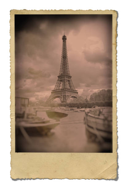 istock Old Paris Photo. Isolated on White Background. 909445838