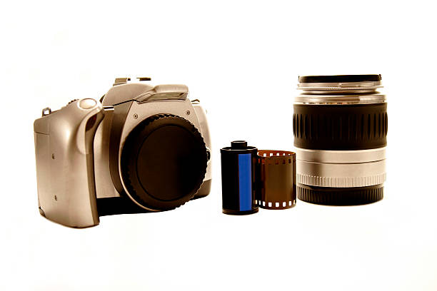 istock Camera Body, Film Canister and Lens 90944869