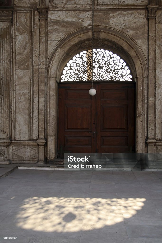 Antiga sombras em Cidadela do Cairo - Royalty-free Arcaico Foto de stock