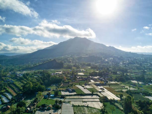 istock Aerial view of Mount Batur 909453880