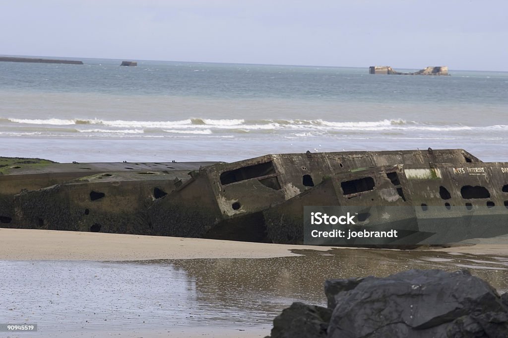 D-Day  - Normandy, France V  D Day Stock Photo