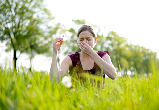 istock woman has hay fever 909457490